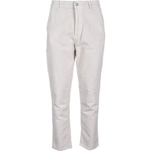 Daniele Alessandrini, Heren, Broeken, Beige, Maat: W31 Katoen,