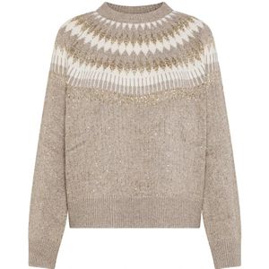 Seventy, Dames, Truien, Beige, Maat: M