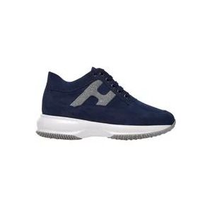 Hogan Verhoog je stijl met interactieve sneakers , Blue , Dames , Maat: 39 1/2 EU