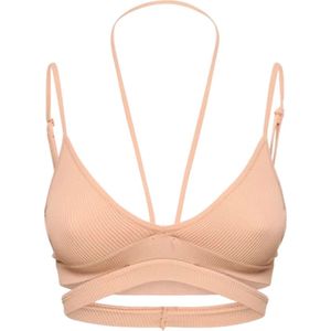 Andrea Adamo, Dames, Ondergoed, Beige, Maat: L