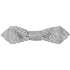 Dolce & Gabbana - Zijden Top - Grijs - Zilver - Vlinder Borduurwerk