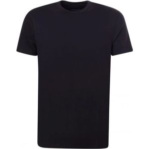 Emporio Armani, Heren, Tops, Blauw, Maat: S