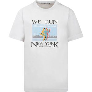 Alexander Wang, Dames, Tops, Wit, Maat: XS Jersey,