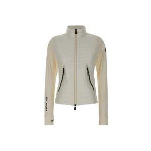 Moncler Lichtgewicht Nylon Dons Winterjas , Beige , Dames , Maat: L