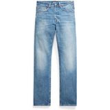 Polo Ralph Lauren - High Rise Relaxed Straight Jeans - Blauw - Dames