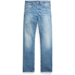 Polo Ralph Lauren - High Rise Relaxed Straight Jeans - Blauw - Dames