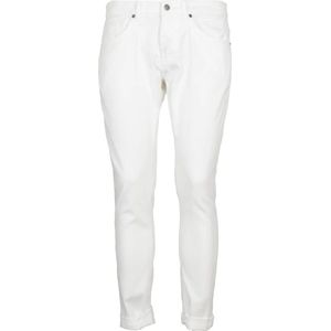 Dondup, Heren, Jeans, Wit, Maat: W36 Katoen,