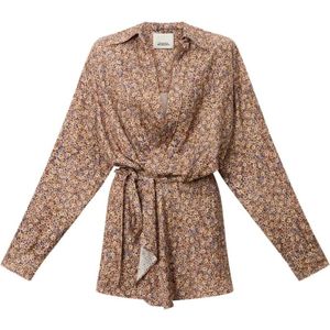 Isabel Marant, Dames, Jurken, Veelkleurig, Maat: XS Zijde,