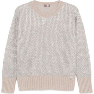 Herno, Dames, Truien, Grijs, Maat: M