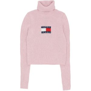 Tommy Hilfiger, Dames, Truien, Roze, Maat: XS Wol,