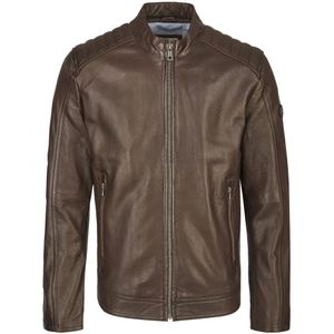 Bugatti - Buapollo - Leren Jas - Bruin - Klassieke Heren Leren Jas