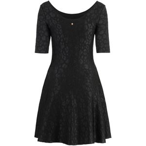 Versace, Dames, Jurken, Zwart, Maat: XS Viscose,