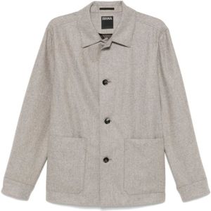 Z Zegna, Heren, Jassen, Grijs, Maat: XL