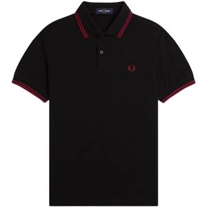 Fred Perry, Heren, Tops, Zwart, Maat: XL Katoen,