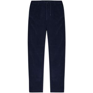 Woolrich, Heren, Broeken, Blauw, Maat: L Corduroy,