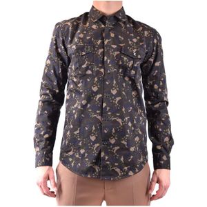 Brian Dales, Heren, Overhemden, Zwart, Maat: XL