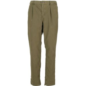 Incotex, Heren, Broeken, Groen, Maat: W34 Katoen,
