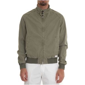 Fay, Heren, Jassen, Groen, Maat: M Katoen,