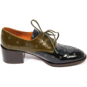 Chie Mihara, Dames, Schoenen, Groen, Maat: 36 EU Leer,