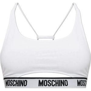Moschino, Dames, Tops, Wit, Maat: XS