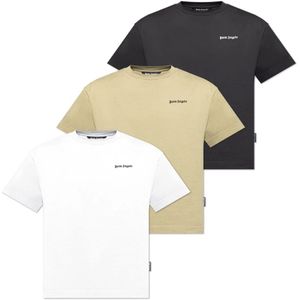 Palm Angels, Heren, Tops, Veelkleurig, Maat: S Katoen,