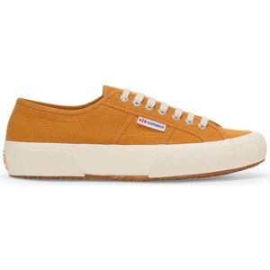 Superga - Schoenen - Bruin - Katoen - Canvas Sneakers met Metalen Eyelets