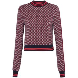 Balmain Gebreide Truien , Multicolor , Dames , Maat: 2XS