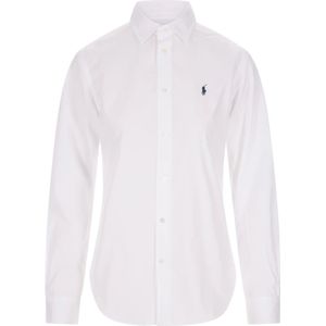 Ralph Lauren, Dames, Blouses & Shirts, Wit, Maat: XS Katoen,