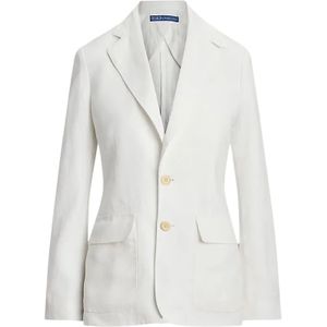 Ralph Lauren, Dames, Jassen, Wit, Maat: XS Linnen,