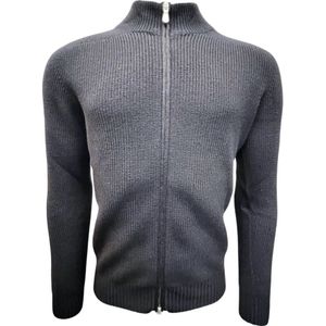 Gran Sasso, Heren, Truien, Blauw, Maat: M Wol,