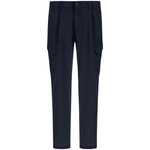 Herno, Heren, Broeken, Blauw, Maat: L Poliester,