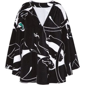 Valentino, Dames, Blouses & Shirts, Zwart, Maat: XS