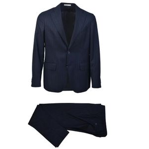 CC Collection Corneliani, Heren, Pakken, Blauw, Maat: L