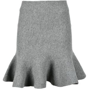 Jil Sander, Dames, Rokken, Grijs, Maat: M Wol,