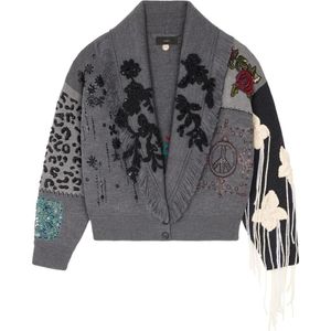 Alanui, Dames, Truien, Veelkleurig, Maat: XS Katoen,