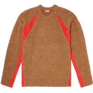 Diesel, Heren, Truien, Bruin, Maat: XL