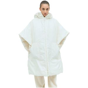 Moncler, Dames, Jassen, Wit, Maat: ONE Size Nylon,
