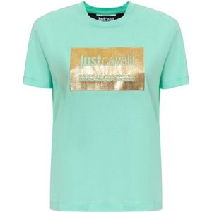 Just Cavalli, Dames, Tops, Groen, Maat: S