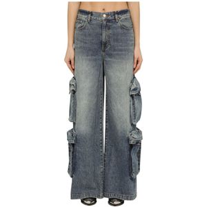 Amiri, Dames, Jeans, Blauw, Maat: W26 Denim,