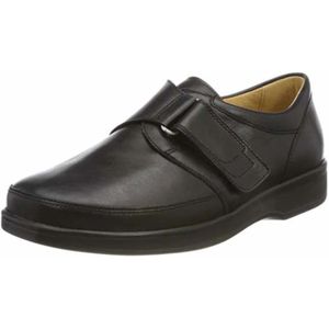 Ganter - Slippers - Zwart - Leer - Extra Breed