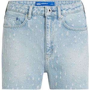 Karl Lagerfeld, Dames, Korte broeken, Blauw, Maat: W28 Denim,