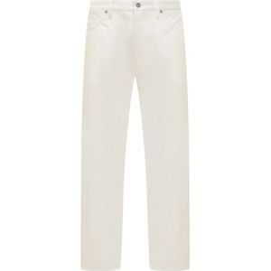 Jil Sander, Heren, Jeans, Wit, Maat: W33 Denim,