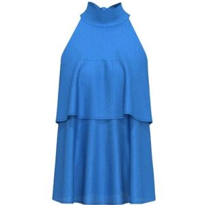 Marella, Dames, Tops, Blauw, Maat: 2XS Denim,