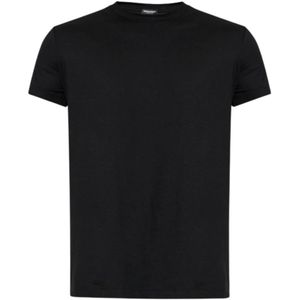 Dsquared2, Heren, Tops, Zwart, Maat: S Modal,