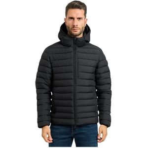 Save The Duck, Heren, Jassen, Zwart, Maat: L