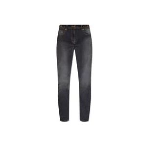 Versace Jeans met logo , Gray , Dames , Maat: W30