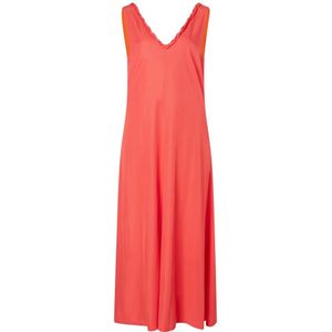 Ana Alcazar, Dames, Jurken, Rood, Maat: XS Viscose,