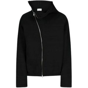 Dries Van Noten, Heren, Sweatshirts & Hoodies, Zwart, Maat: L Katoen,