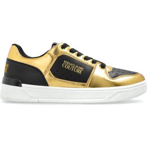 Versace Jeans Couture, Heren, Schoenen, Geel, Maat: 41 EU Leer,