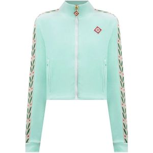 Casablanca, Dames, Sweatshirts & Hoodies, Groen, Maat: S